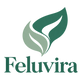 Feluvira leaf and wordmark